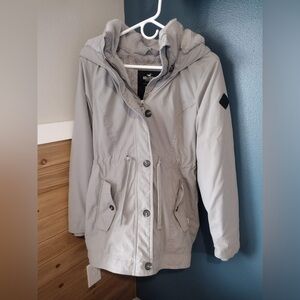 Women’s grey Hollister Parka jacket